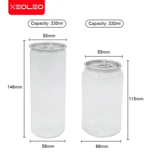 Boba tea алюминиевая бутылка PET бутылка 330 мл для кофепузырьковый чаймолочный чай 200 шткоробка пузырьковый чай банки