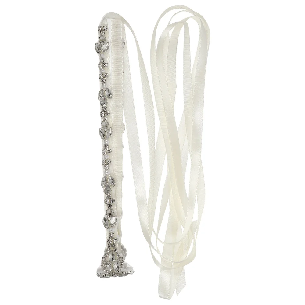 

1Pc Bride Belt Wedding Dress Accessory Rhinestone Wedding Belt Decoration