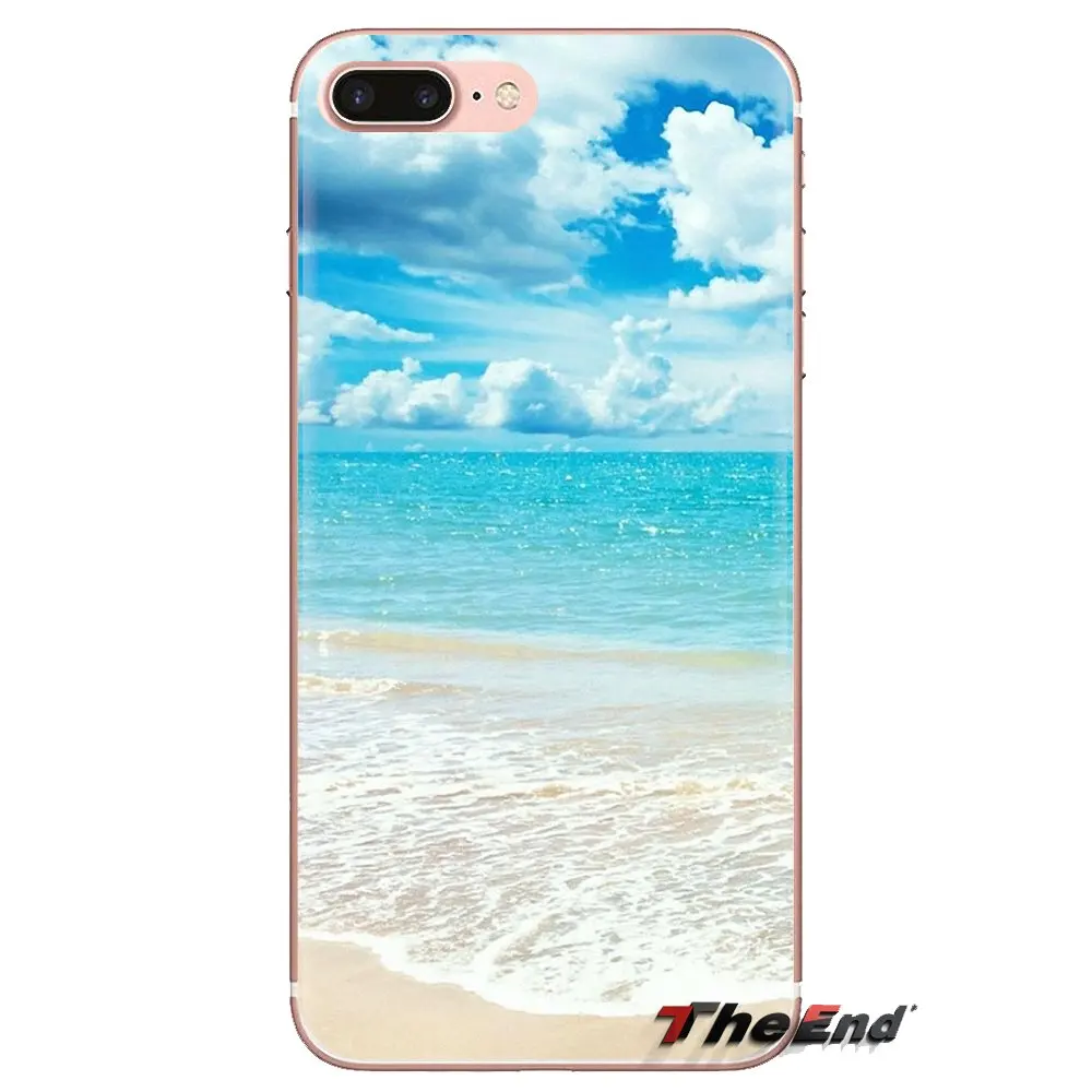 Прозрачный морской небо песчаный пляж Закат для iPod Touch Apple iPhone 4 4s 5 5S SE 5C 6 6S 7 8 X XR XS