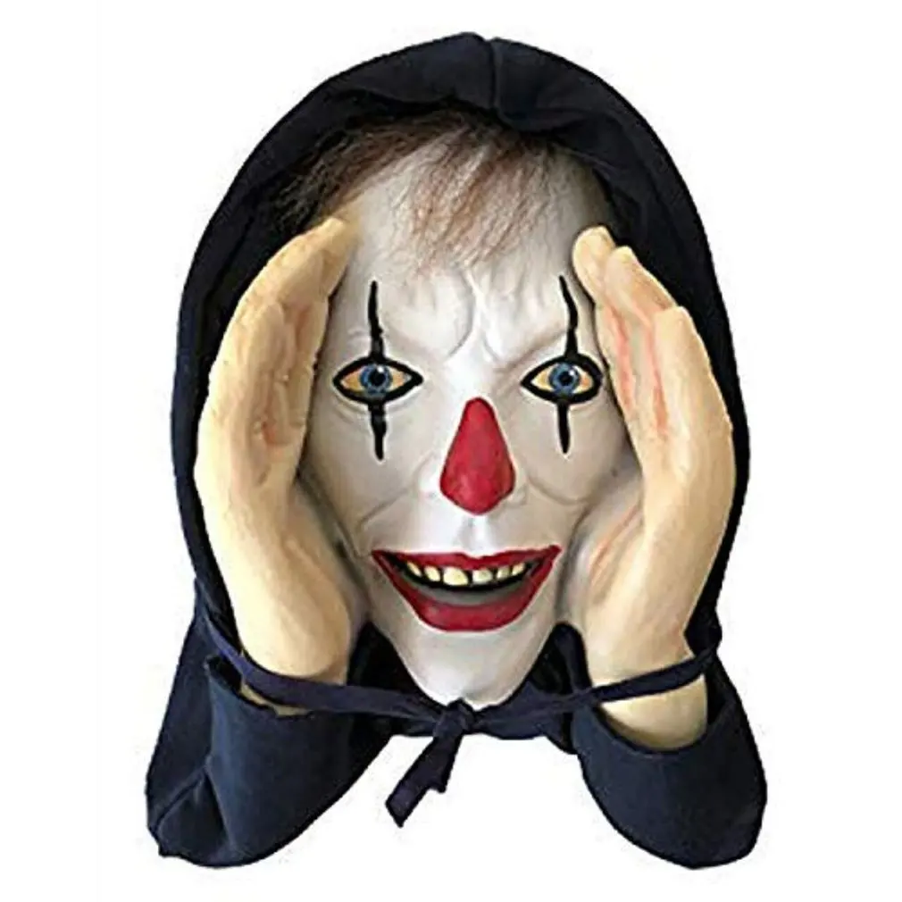 

Halloween Long Head Long Hair Horror Witch Mask Christmas Haunted House Room Escape Dress Up Party Decorative Ornaments