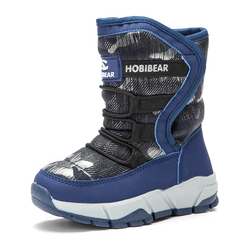 

Fashion Boots Children Boys Girls Shoes Winter Keep Warm Outdoor Casual Short Boot Thick Bottom Waterproof Shoes