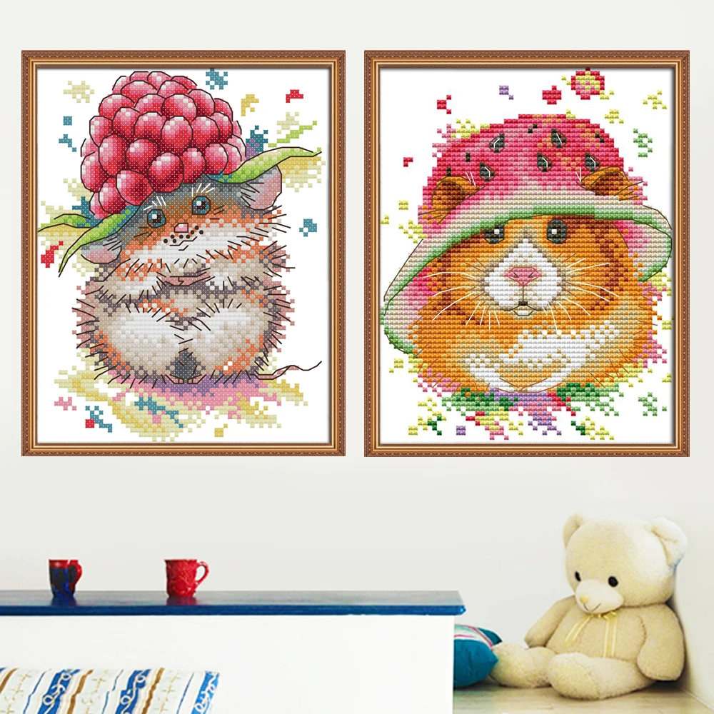 Набор для вышивки Ежик 11CT 14CT | Дом и сад