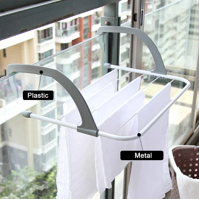 Multi-use Outdoor Folding Rack For Hanger Shelf Drying Storage Radiator Metal Hook Large Clip Towel Shoe Clothing | Дом и сад