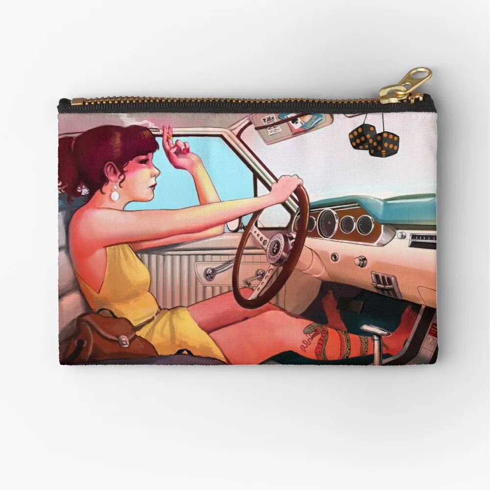 

Woman Tea time blue Printed Fashion Women Cosmetics Organizer Bag for Travel Colorful Storage Bag for Lady Small Gift Bag