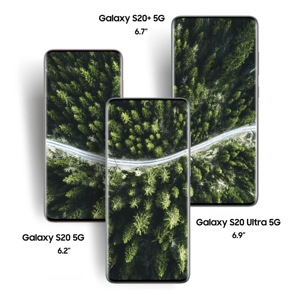 Смартфон Samsung Galaxy S20 | + Ultra 5G экран 6 7/6 9 дюйма камера 64MP 100x Zoom на базе Android SM-G981U/G986U/G988U