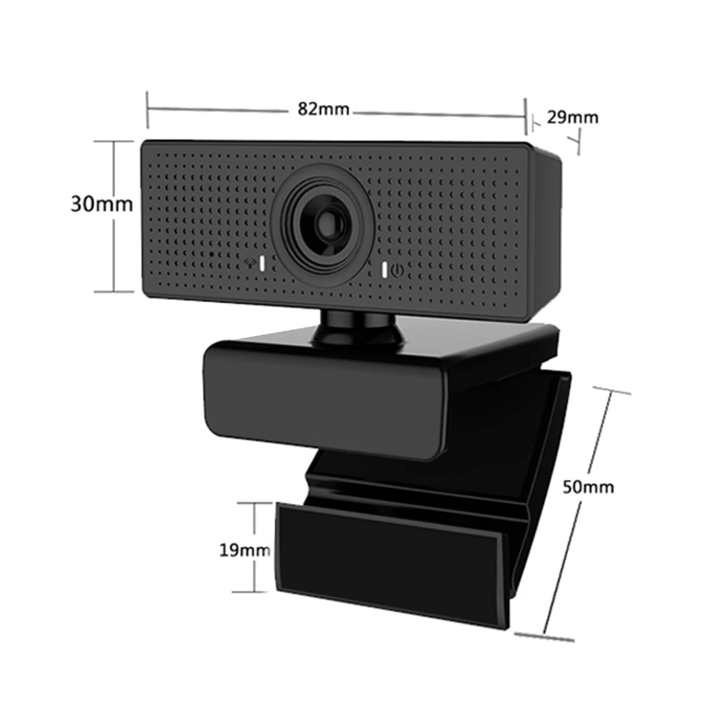 

2MP 1080P HD USB Webcam with Microphone for Video Conference Live Streaming PC Laptop Desktop Computer Accessory