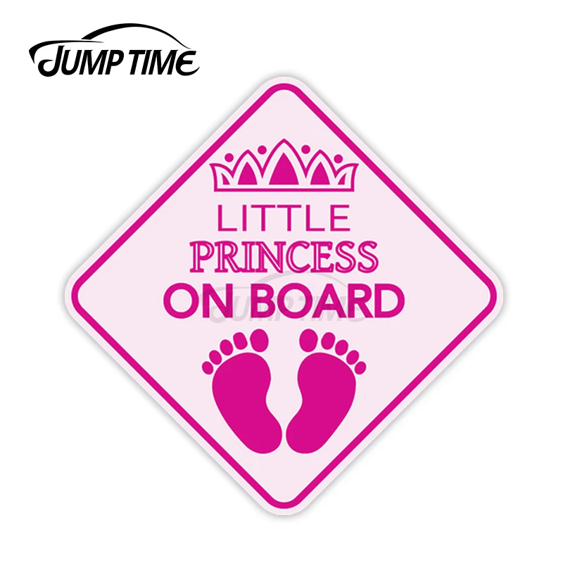 

Водонепроницаемая виниловая декорация для окна «маленькая принцесса на Автомобильная наклейка светоотражающая», 13x13 см, наклейки на доску