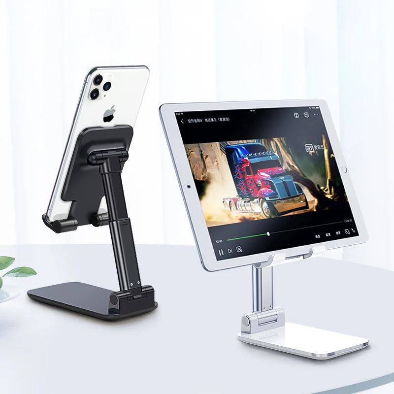 

Adjustable Phone Stand Tablet Stand Fold Mobile Phone Holder For iPad Pro 12.9 11 10.2 Air Samsung Xiaomi Huawei Desk Holder