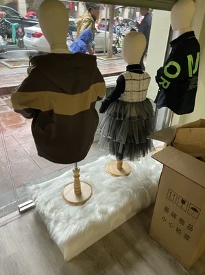 Детский Манекен-тело в полустиле От 2 до 4 лет реквизит для одежды белая ткань