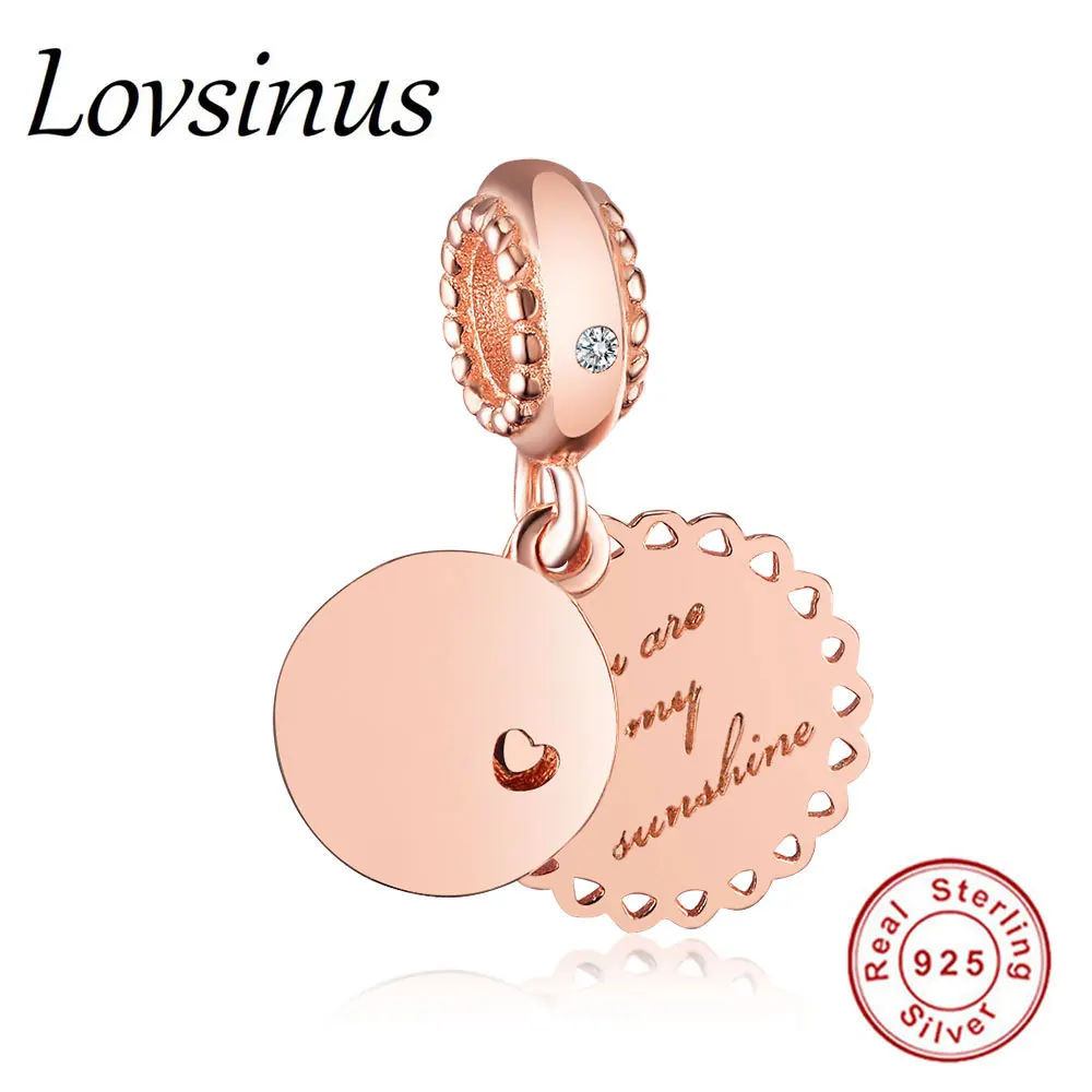 Подходят для оригинального Европейского браслета с подвесками из розового