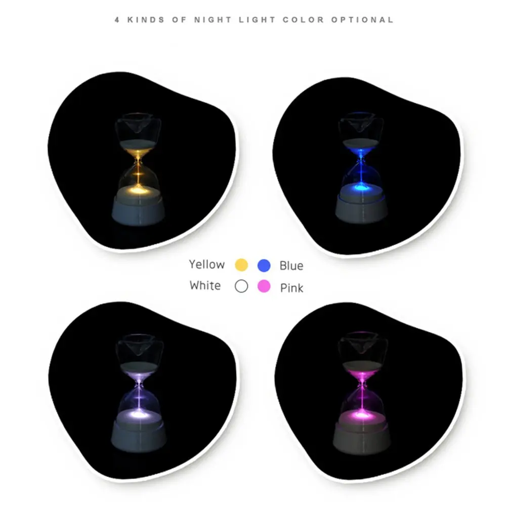 

USB Hourglass With Sleeping Night Light For Children And Kids In Desktop Laptop Bedroom Hourglass Night Light