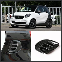 for 2015 2020 mercedes benz smart abs car exterior air outlet decorative frame cover decorative stickers external accessories