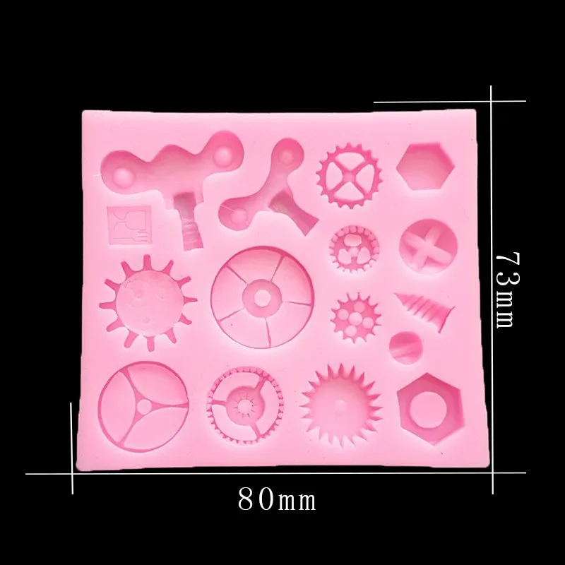 Механический винтовой Шестерни торт кайма для мастики формы пирожных Кухня