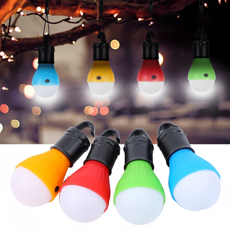 

Mini Led Bulb Camping Lantern Portable Emergency Outdoor Tent Light Handy Hook Torch Waterproof Camping Light For Fishing