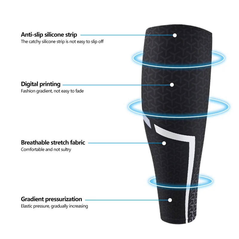 Компрессионные гетры до щиколотки с УФ-защитой для езды на велосипеде дышащие