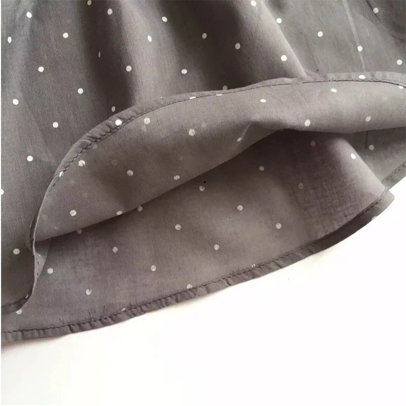 Летний комплект одежды в горошек для девочек от 0 до 3 лет хлопковый топ принцессы