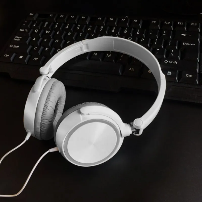 Наушники без микрофона Проводная гарнитура наушники на ухо HiFi Звук музыка стерео наушники с/без микрофона наушники