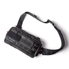 Lii Gear Mr. Control универсальная сумка на одно плечо, тактическая нагрудная сумка, поясная сумка, черный, серый (универсальная версия)