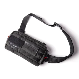 Lii Gear Mr. Control универсальная сумка на одно плечо, тактическая нагрудная сумка, поясная сумка, черный, серый (универсальная версия)