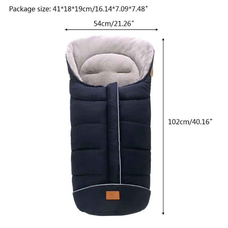 

Universal Baby Stroller Accessory Winter Socks Sleeping Bag Windproof Sleepsack F3ME