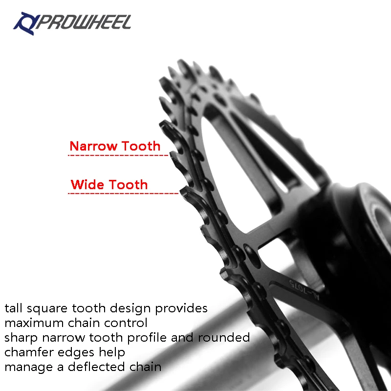 Коленчатый комплект для горного велосипеда PROWHEEL 32T 34T 36T 38T алюминиевый сплав 170/175