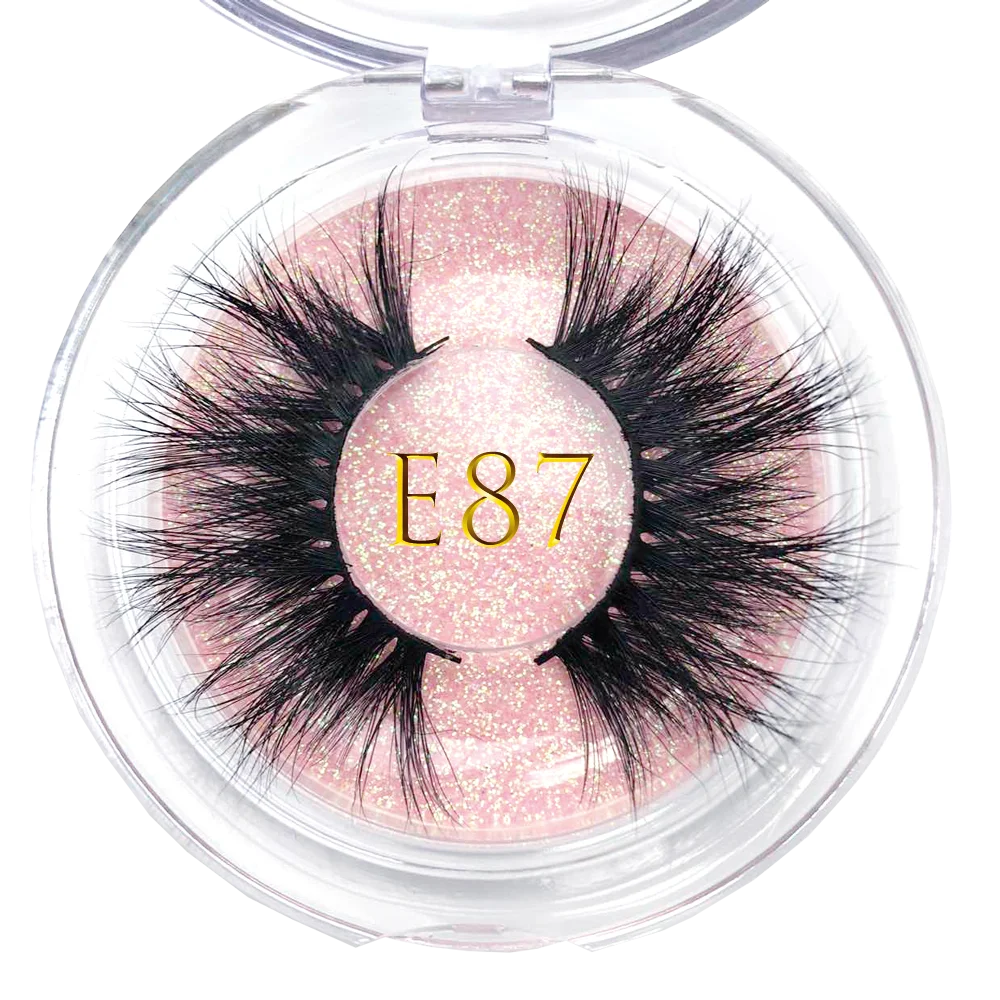 25 мм ресницы 3D норковые без жестокости ручной работы перекрещивающиеся длинные и