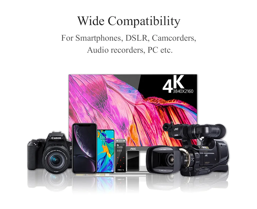 BOYA Cardioid компактный универсальный телефонный микрофон для смартфона DSLR камера видеокамера аудио рекордер ПК аудио видео запись