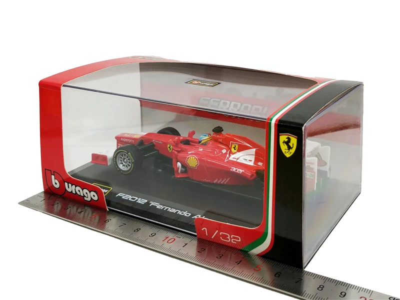 Модель гоночного автомобиля Bburago 1/32 1:32 Ferrari F2012 Фернандо Алонсо No5 F1 формула 1