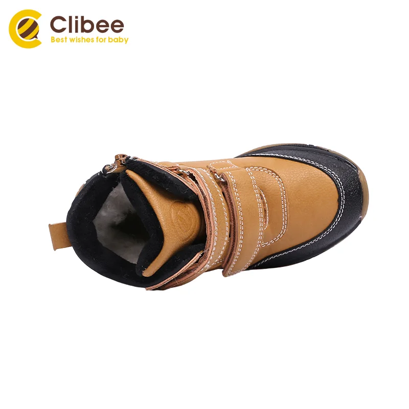 Кроссовки для мальчиков CLIBEE зимние водонепроницаемые ходьбы пешего туризма