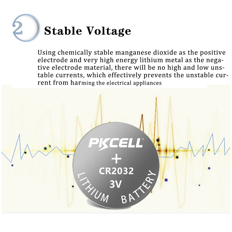 20 шт./4 упаковки Литиевые кнопочные батареи PKCELL CR2032 3 в 5004LC BR2032 DL2032 ECR2032 KECR2032|dl