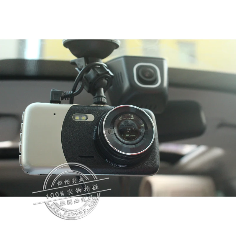 Original 4.0 Inch IPS Screen Car DVR Recorder Camera Dual lens Dash Full HD 1080P Video 170 Degree Dush | Автомобили и мотоциклы