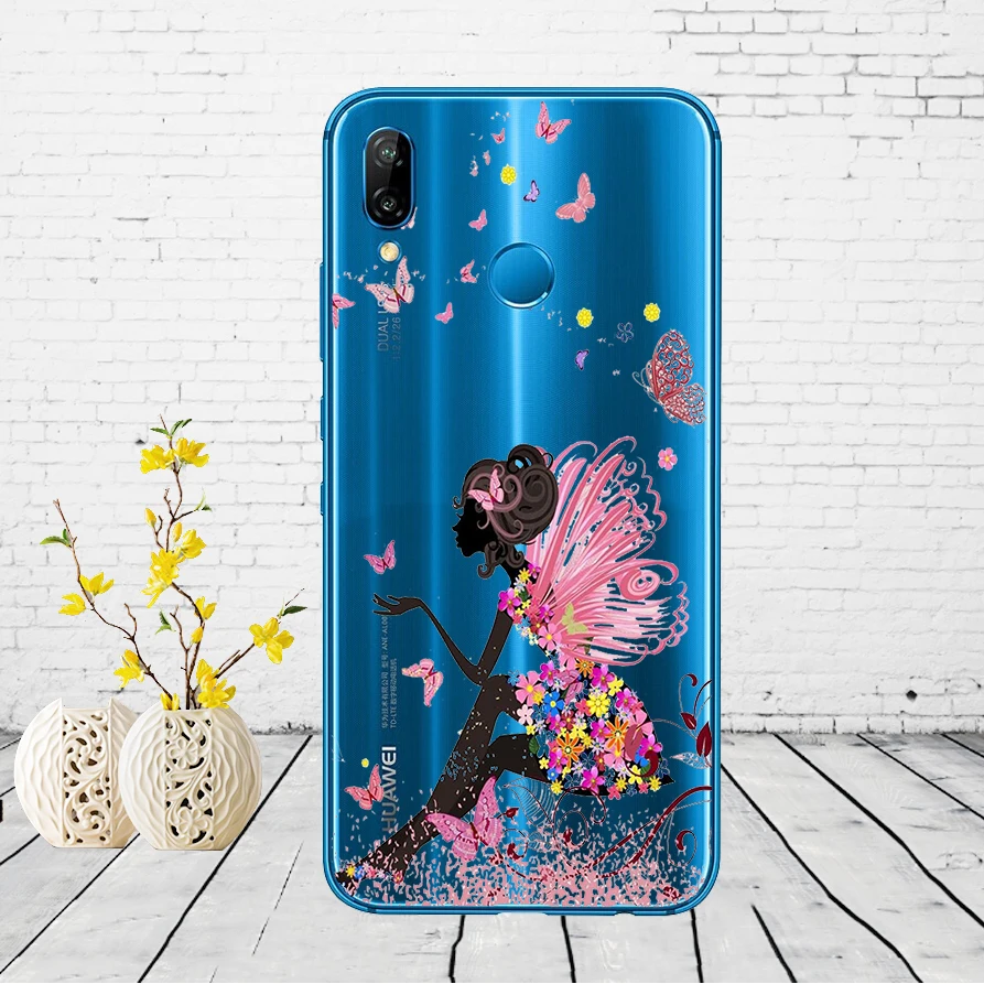 Huawei P20 Lite чехол 5,84 дюйма huawei P20 Lite мягкая резина, термопластичный полиуретан силиконовый чехол для телефона huawei P20 Lite чехол для сумки - Color: G22