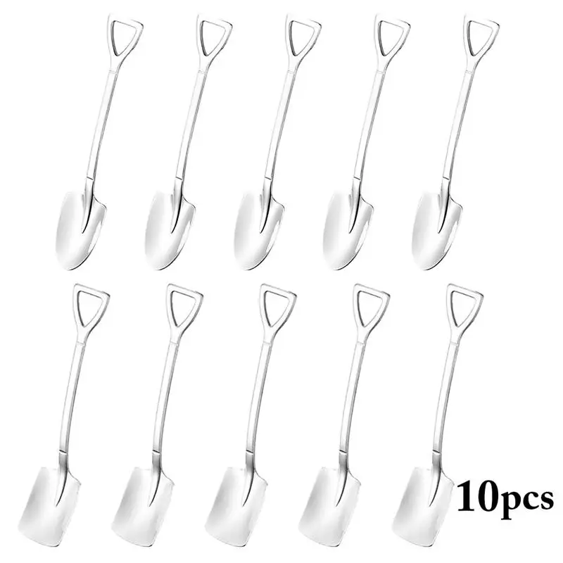 10 шт. кофейные ложки из нержавеющей стали|Столовые сервизы| |