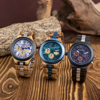 Wood Watch for Men - Luxury Stylish Watch - Quartz 5