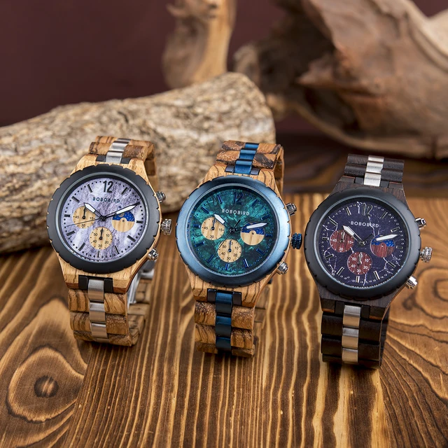 Wood Watch for Men - Luxury Stylish Watch - Quartz 5