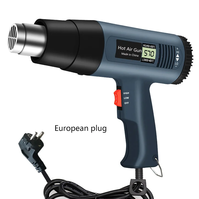 Усовершенствованный воздушный пистолет с цифровым дисплеем фен регулятор