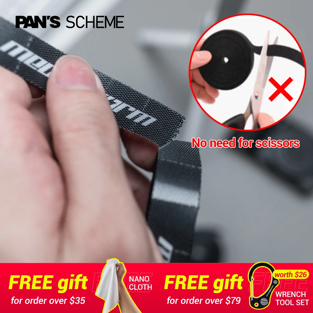 

PAN'S SCHEME USB Cable Winder Hand-Tear Velcro Cable Tie Organizer Cord Storage Wire Management Reusable Accessory 2m 4m 8m 12m