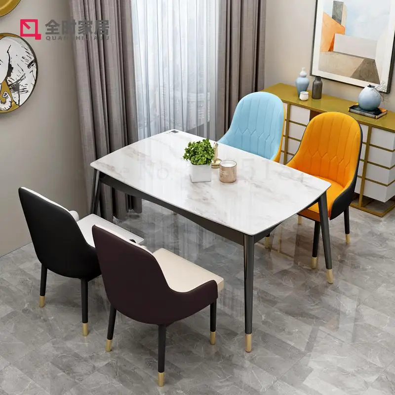 Современный минималистичный светильник роскошный стул для столовой домашний