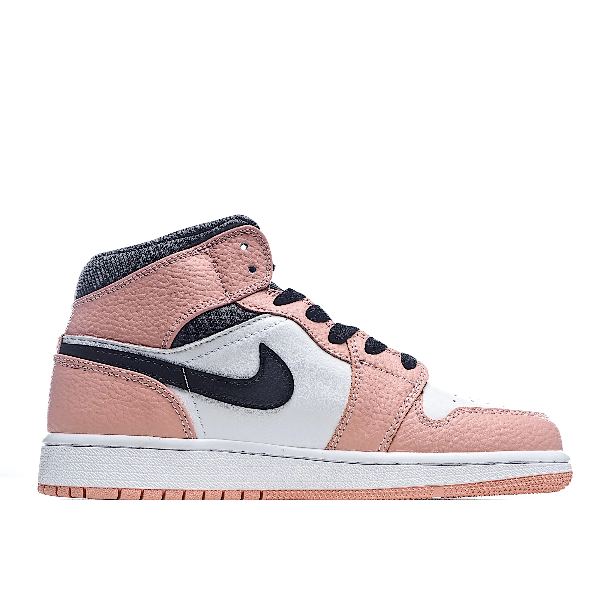 

Air Jordan 1 Mid Basketball Shoes Women's Basketball Sneakers Outdoor Breathable Sports Shoes pink Size 36-40
