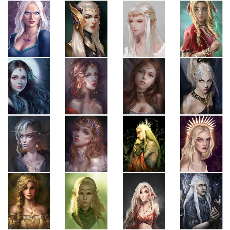 

5D Diy Diamond Painting Pretty Girl Cross Stitch Kit Anime Full Drill Diamond Embroidery Mosaic Art Picture Home Decoration Gift