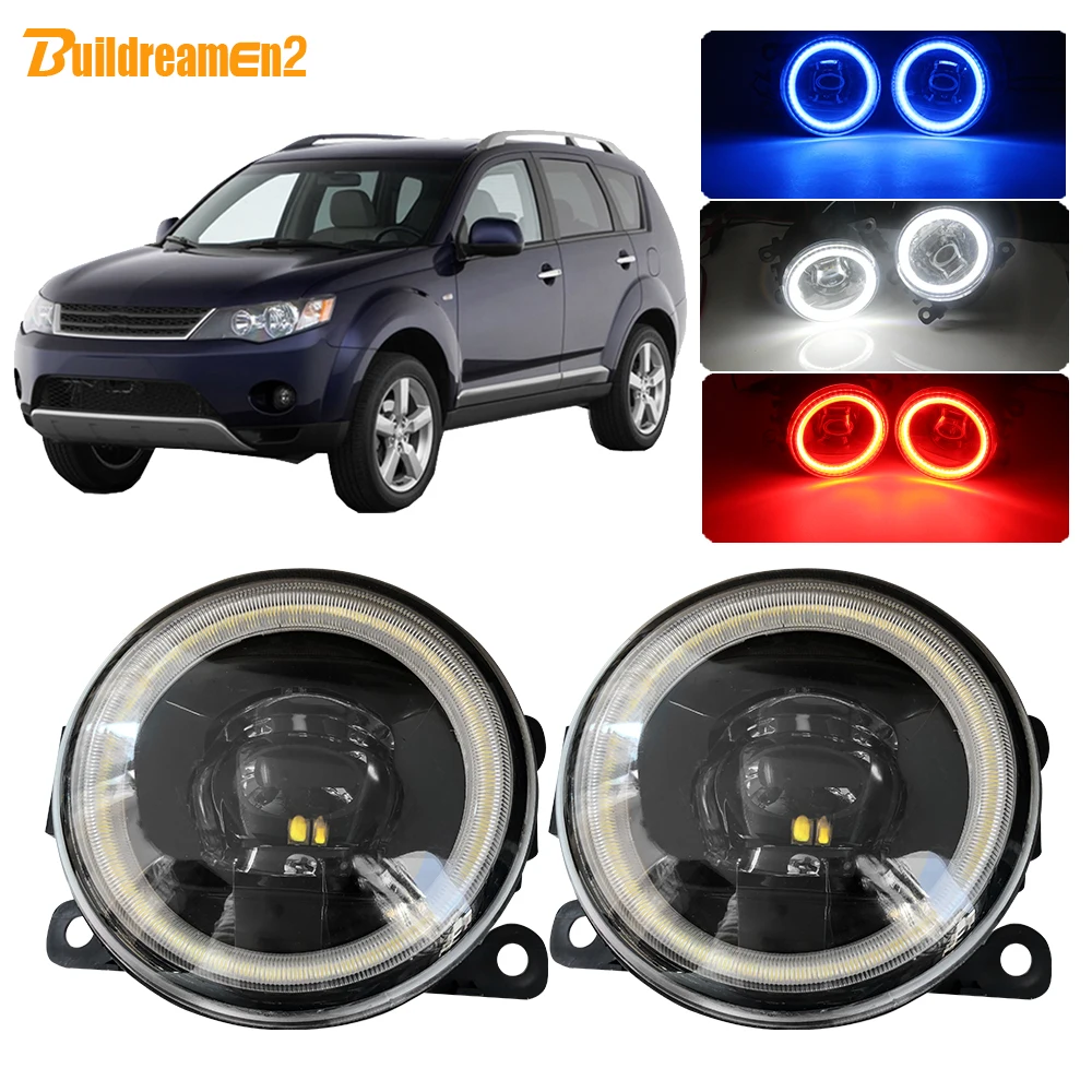Buildreamen2 для Mitsubishi Outlander II CW_W 2006 2012 автомобиля 4000LM светодиодные противотуманные