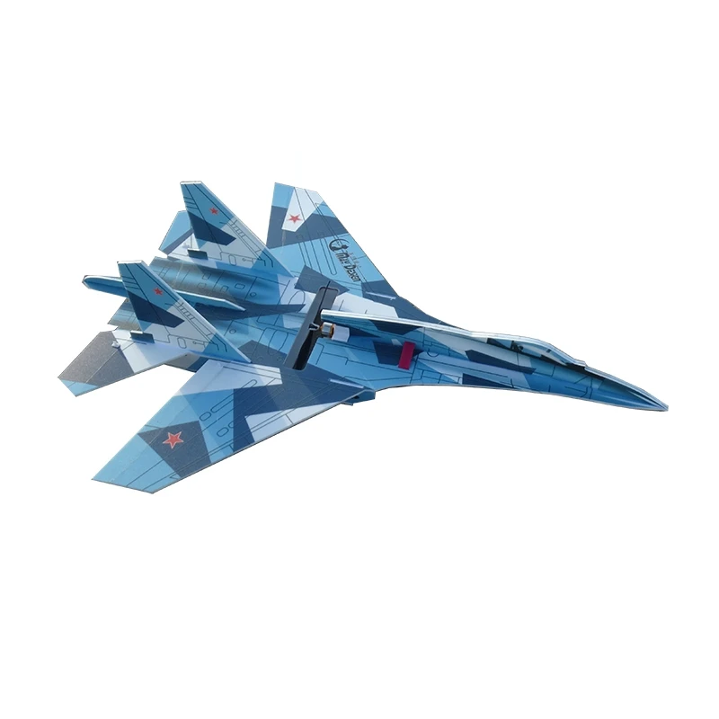 Новейший SU27 760 мм размах крыльев PP RC самолет масштабированный фиксированный