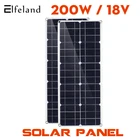Контроллер солнечной панели 100 Вт200 Вт 100 А, двойные водонепроницаемые солнечные батареи 12 В5 В USB поли солнечные элементы для автомобиля, яхты, RV, зарядное устройство