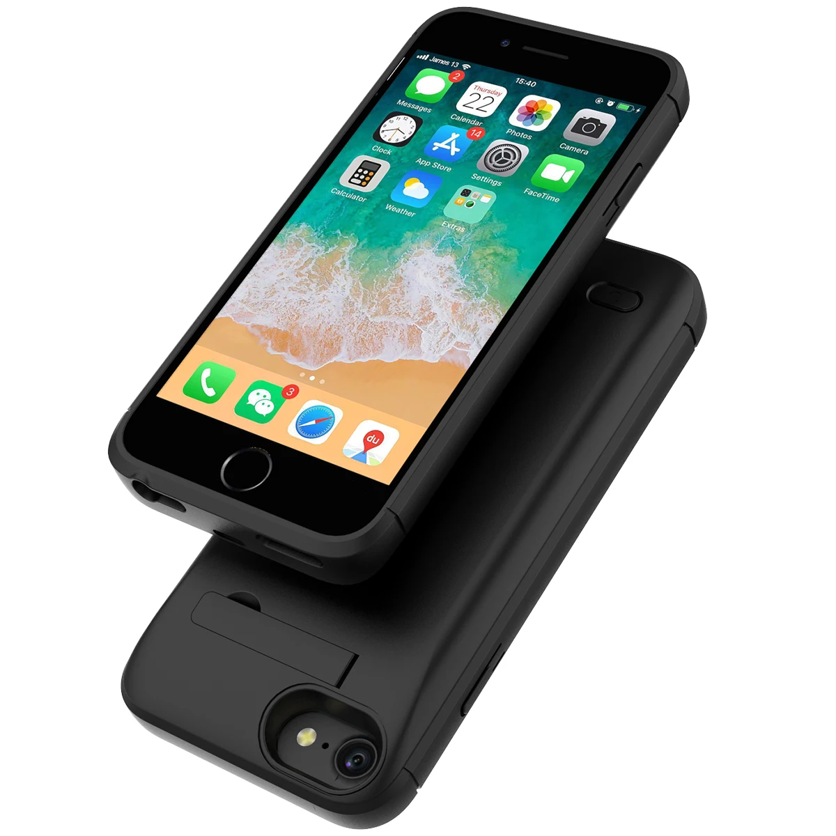 Для iPhone 7 8 X XS Max XR чехол для зарядного устройства 4000 мАч внешний резервный блок питания защитный чехол для зарядки 7 Plus 8 plus чехол