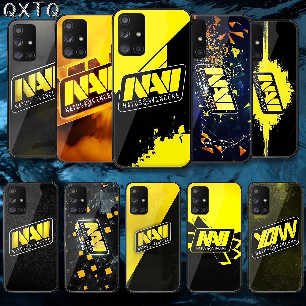 

Game CS GO NAVI Tempered Glass Phone Case Bag Cover For Samsung Galaxy A 10 12 20E 21 30 32 50 40 51 52 70 71 72 3D Trend
