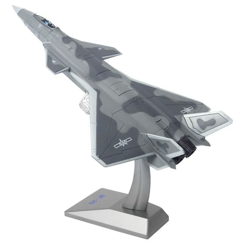 

1:72 Scale Simulation Fighter Alloy Plane 20 J20 Static Diecast Aircraft Model Toy Adult Kids Gifts Souvenir Display Show