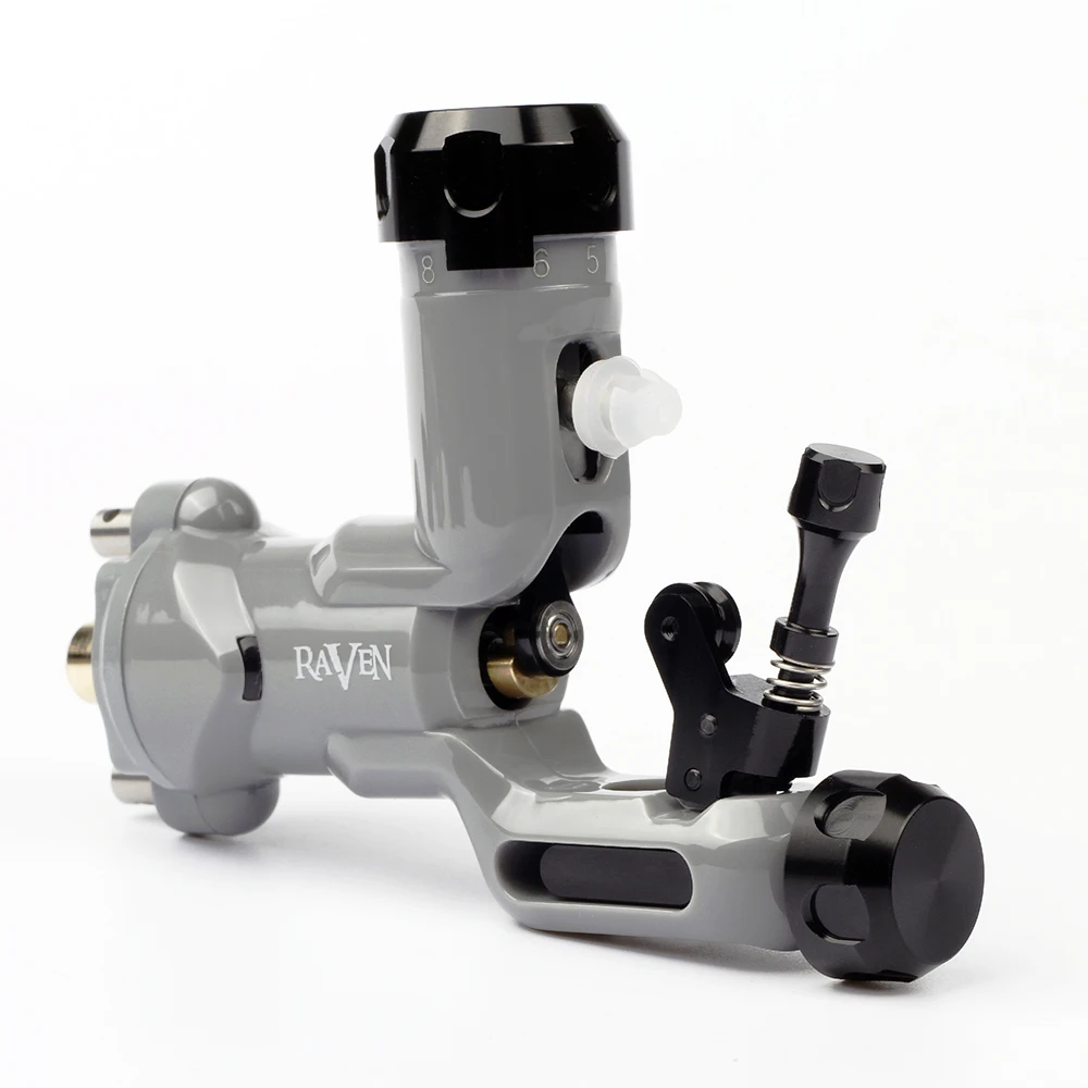 Новая машина для татуажа ворон регулируемый инсульт иглы МОЩНЫЙ РОТОРНЫЙ