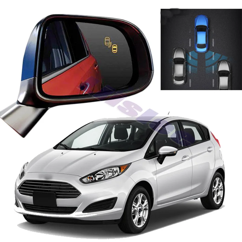 

Для Ford Fiesta MK6 2009 2012 2015 2017 2019 автомобильный BSM BSD BSA радар Предупреждение безопасность вождения зеркало датчик обнаружения