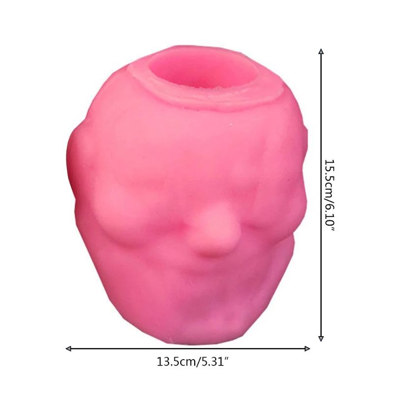 

Halloween Skull Flowerpot Epoxy Resin Mold Aromatherapy Plaster Casting Silicone Mould DIY Crafts Plant Pot Pen Holder Making