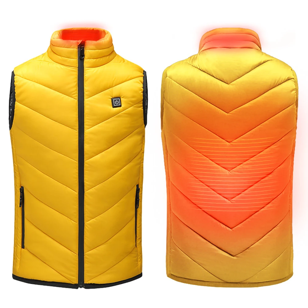 

Children's Heated Vest Winter Sportswear Jacket USB Charging Heated Vest Warm Running Outdoor Wear Safety Intelligent Keep Warm